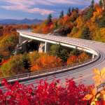 Linn Cove Viaduct in Fall