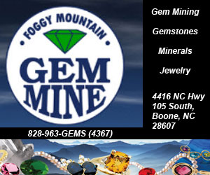 Foggy Mountain Gem Mine at Milepost 291 on the Blue Ridge Parkway