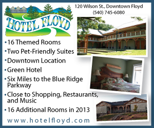 Hotel Floyd at Milepost 165 on the Blue Ridge Parkway